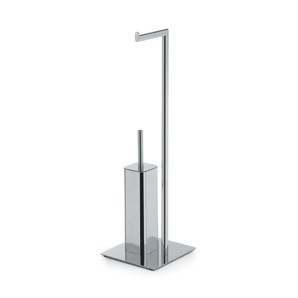 Piantana portarotolo con scopino Felix finitura cromata Gedy Piantana portarotolo con scopino Felix finitura cromata Gedy